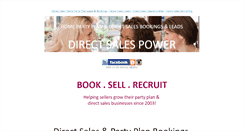 Desktop Screenshot of directsalespower.com