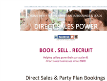 Tablet Screenshot of directsalespower.com